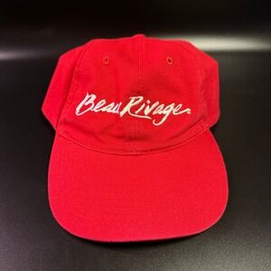 Apollo Beau Rivage Hat Red Baseball‎ Cap Adjustable Adult